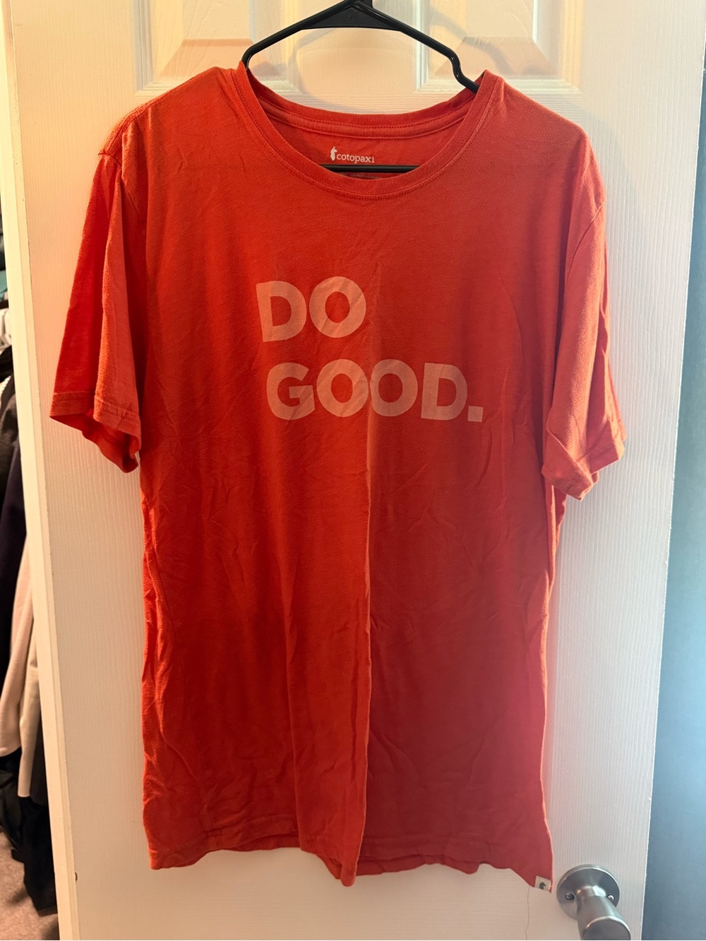 Cotopaxi Orange DO GOOD. Graphic Short Sleeve Tee